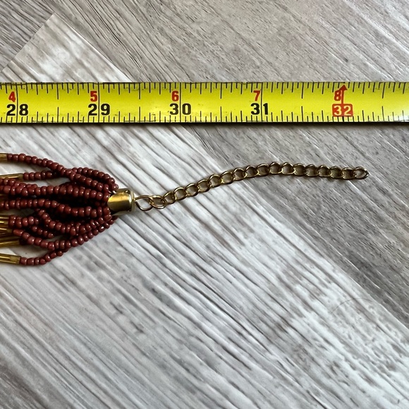 Multi strand beaded statement necklace - Picture 7 of 7